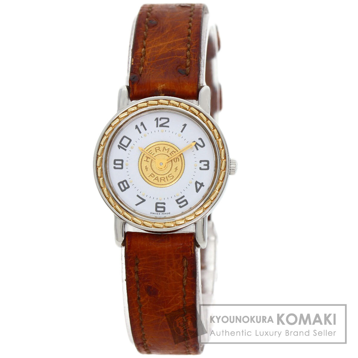 楽天市場】エルメス セリエ 腕時計 OH済 ステンレススチール/革