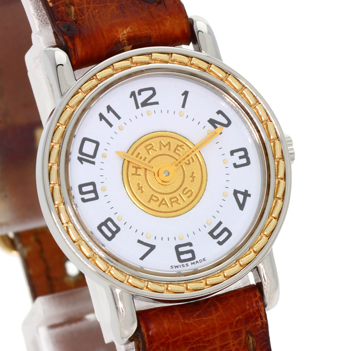 楽天市場】エルメス セリエ 腕時計 OH済 ステンレススチール/革