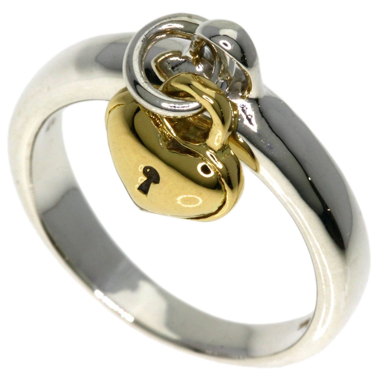 楽天市場】ティファニー ハートロックチャーム リング・指輪 シルバー