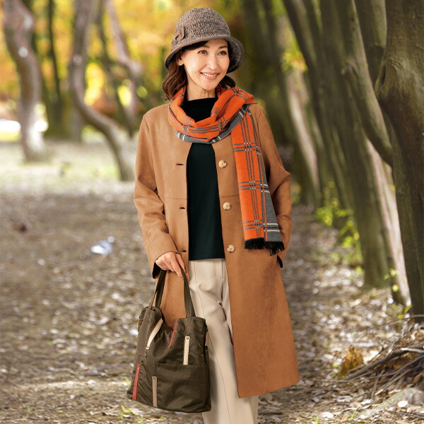 楽天市場】コート アウター レディース 秋 冬 / ゆったり楽ちん