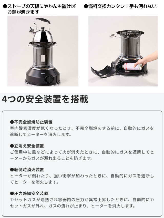 楽天市場】[CB-STV-MRD] カセットガスストーブ マル暖 MULTI HEATER