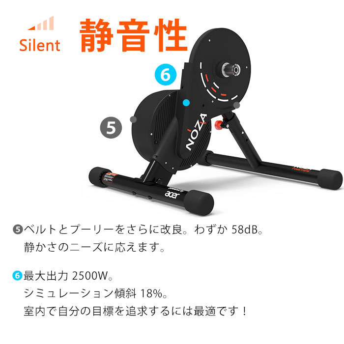 楽天市場】XPLOVA NOZA S トレーナー 自転車 ノザ エス スマート