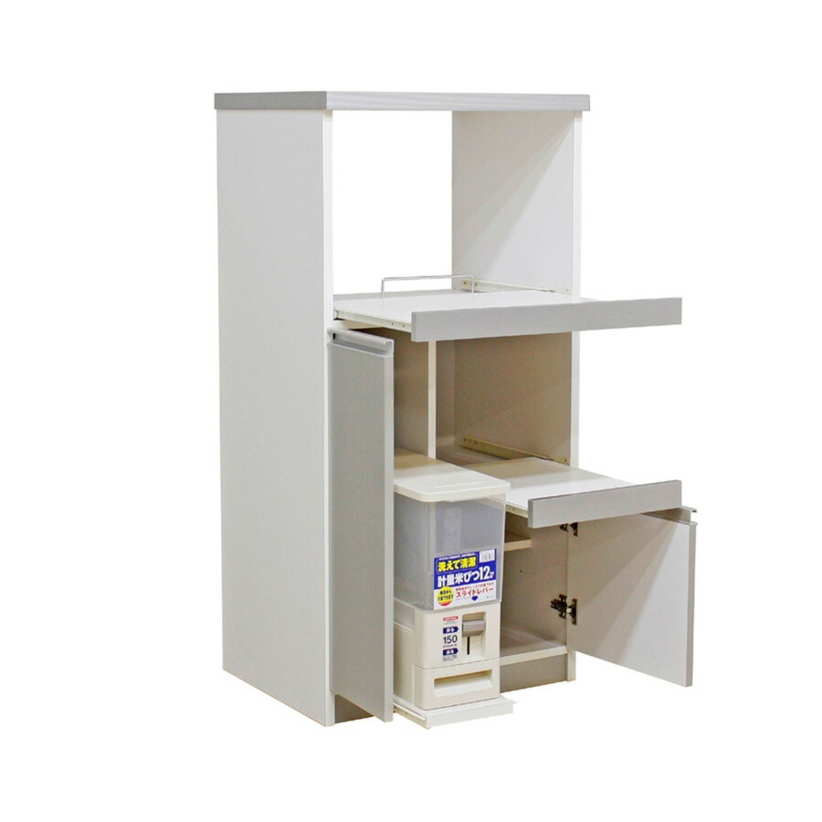 楽天市場】レンジ台 レンジラック 完成品 日本製 家電収納 幅60