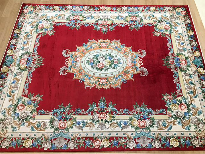 楽天市場】【中国段通 シルク 約6畳用 美術柄 32】絨毯(じゅうたん