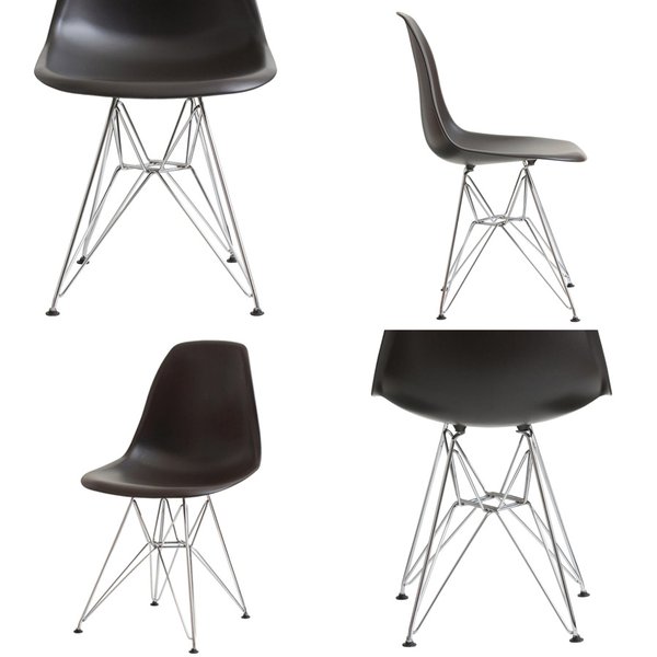 楽天市場】イームズ エッフェルベース グライズ4個セット DSW DSR