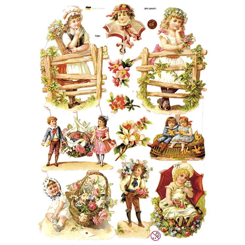 楽天市場】クロモス 牧場の少女 CHROMOS ドイツ製 バレンタイン