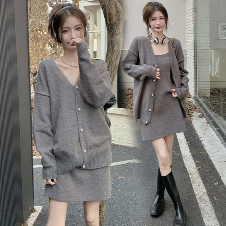 楽天市場】2点セット カーディガン セットアップ レディース スーツ