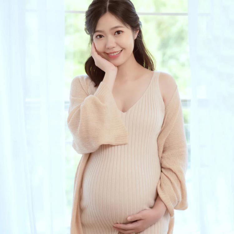 楽天市場】マタニティフォト マタニティワンピース リブニット ニット