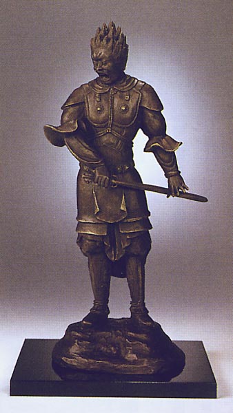 楽天市場】国宝十二神将 伐折羅大将（ばさら） ブロンズ像（複製