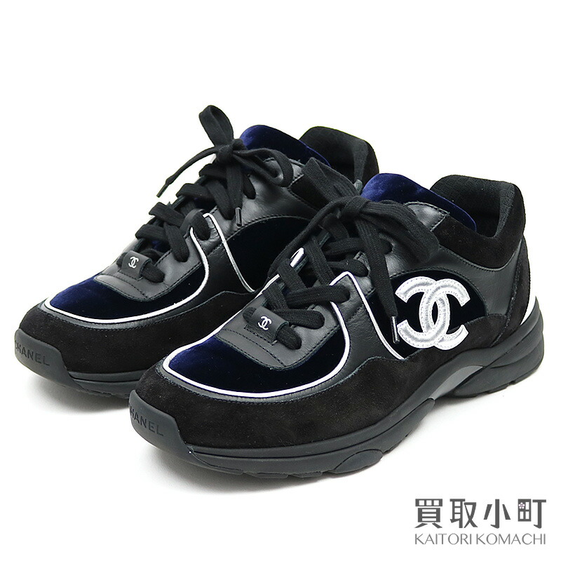 楽天市場】【美品】シャネル【CHANEL】 スニーカー ココマーク マルチ