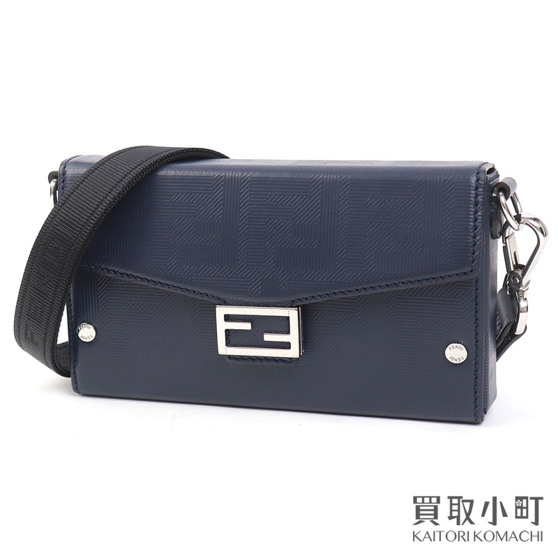 希少⭐新品未使用⭐Fendi ロゴ入り黒ナイロンストラップ FENDI フェンディ ナイロン 2WAYバッグ