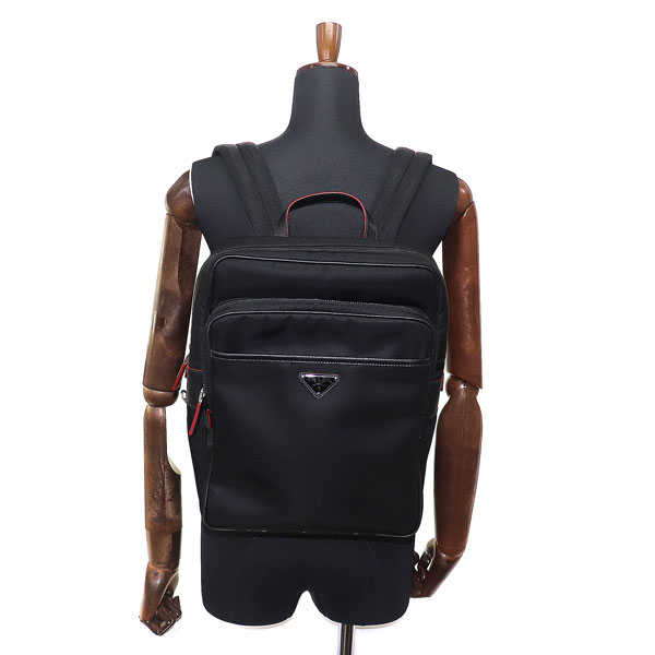 楽天市場】【美品】プラダ【PRADA】 トライアングルロゴ スクエア