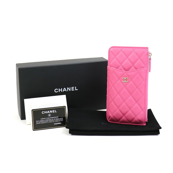 楽天市場】【新品同様】シャネル【CHANEL】iPhone クラシック ポーチ