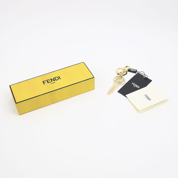 楽天市場】【未使用品】フェンディ【FENDI】 キーホルダー ゴールド