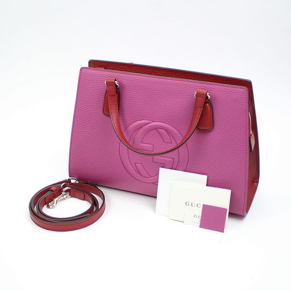 楽天市場】【未使用品】グッチ 【GUCCI】ソーホー レザー トップ