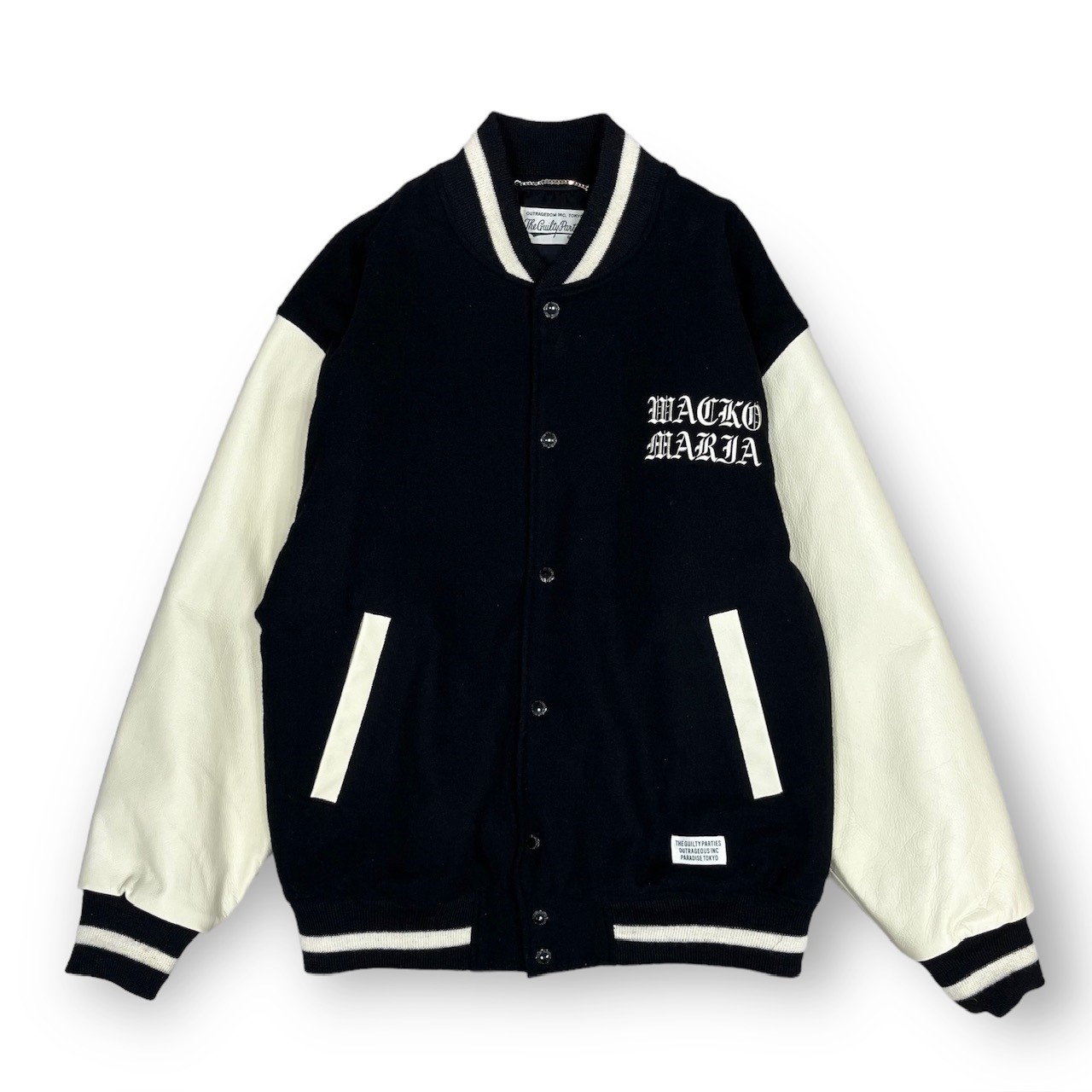 楽天市場】ワコマリア・WACKO MARIA 22AW LEATHER VARSITY JACKET TYPE