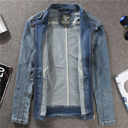 楽天市場】ヴィンテージ スタンドカラー デニム ジャケット メンズ