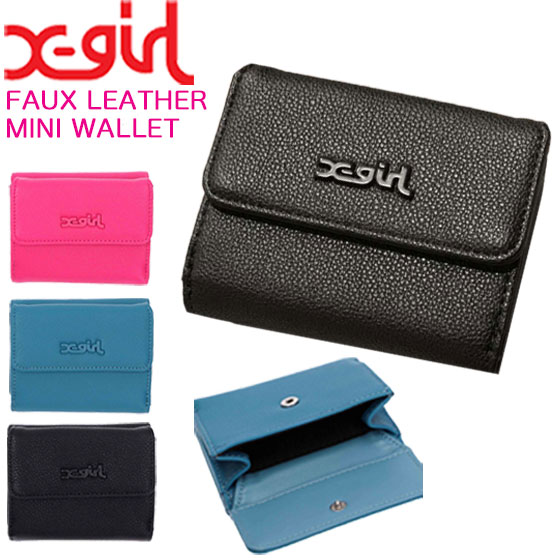 楽天市場】X-girl エックスガール 財布【FAUX LEATHER MINI WALLET X