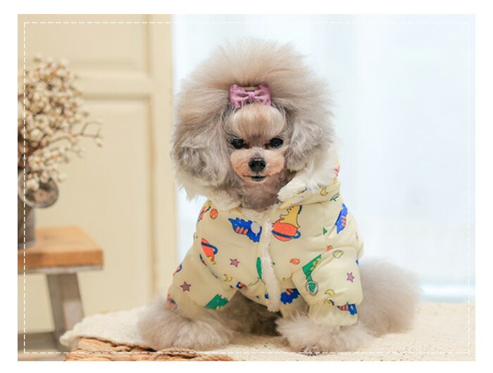 楽天市場】【犬 服 アウター 】ボアザウルスダウン 鎌倉DOG ダウン