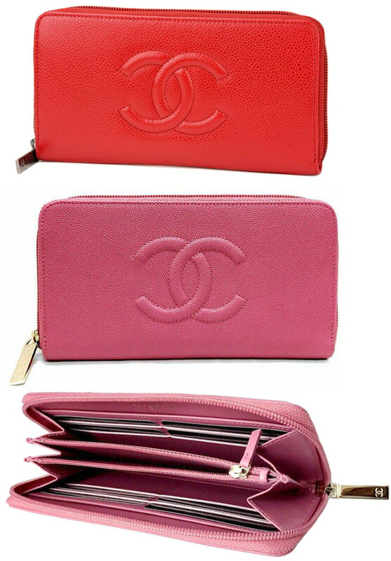 楽天市場】CHANEL シャネルラウンドファスナー長財布小銭入れ付き ココ