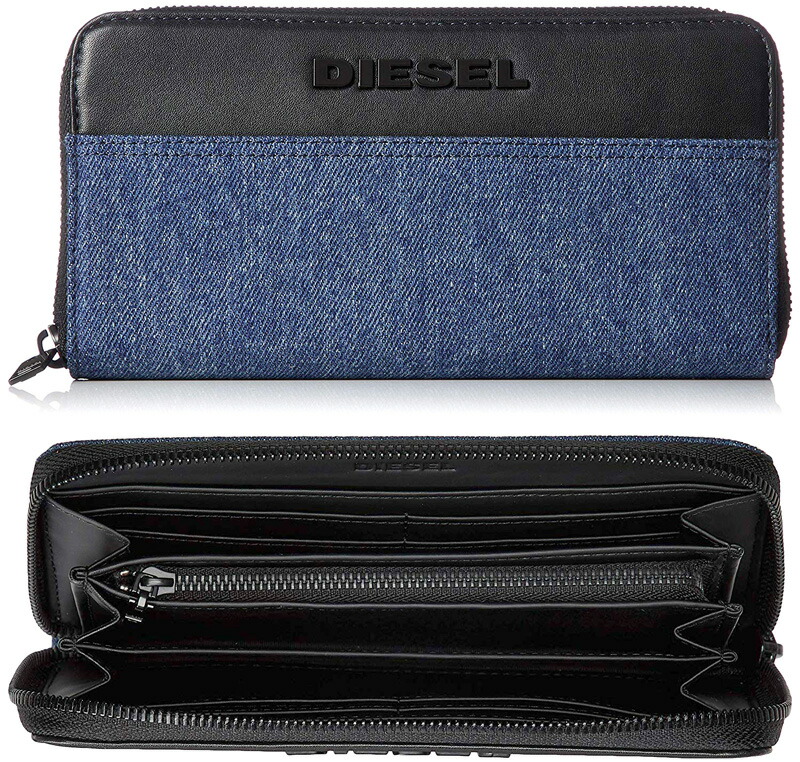 楽天市場】DIESEL ディーゼルラウンドファスナー長財布インディゴ