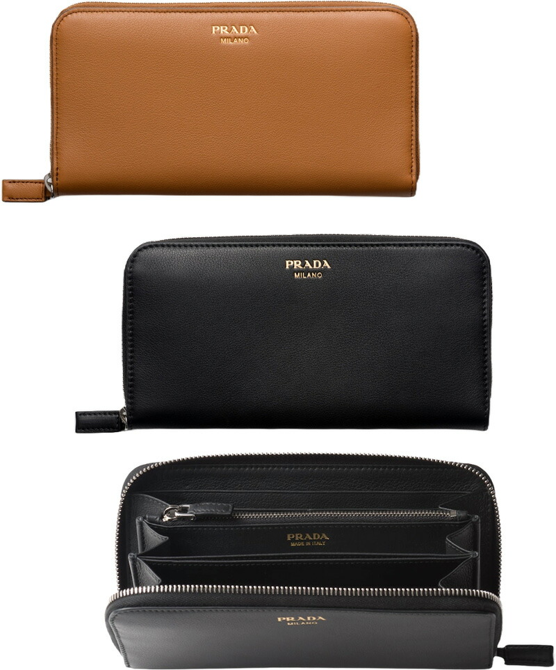 楽天市場】PRADA プラダ メンズ レディース小銭入れ付きラウンド
