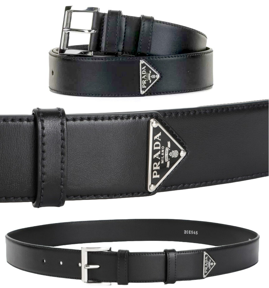 楽天市場】PRADA プラダ メンズレザーベルトベルトエンドエナメル
