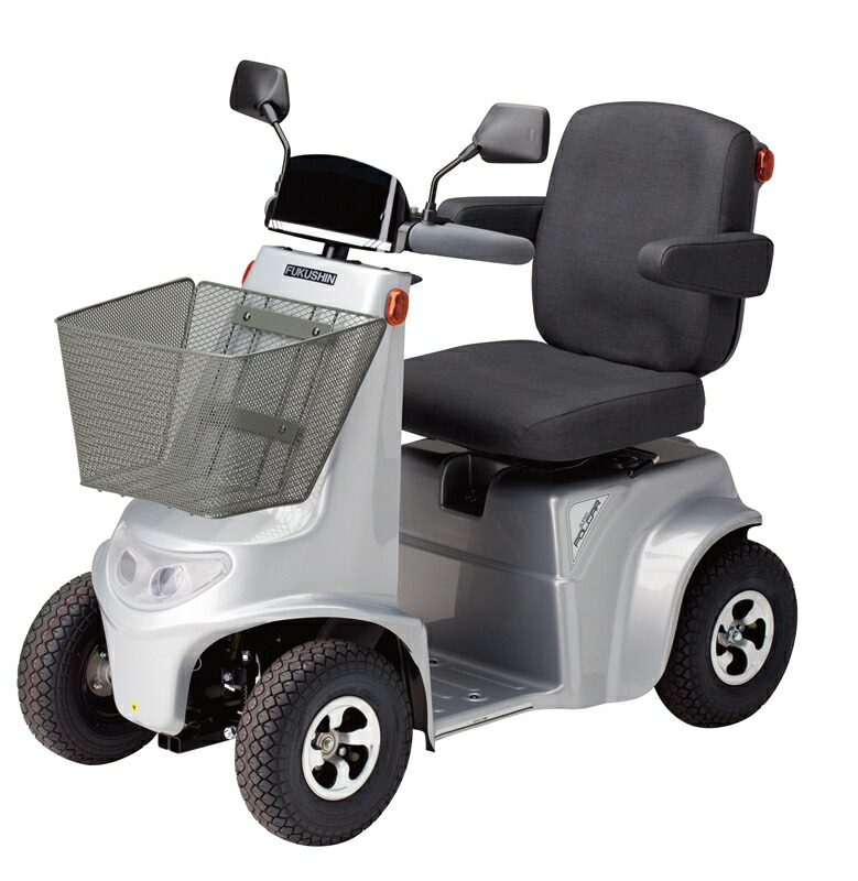 楽天市場】ポイント5倍~11日朝 取寄 シルバーカー 電動カート 福伸電機