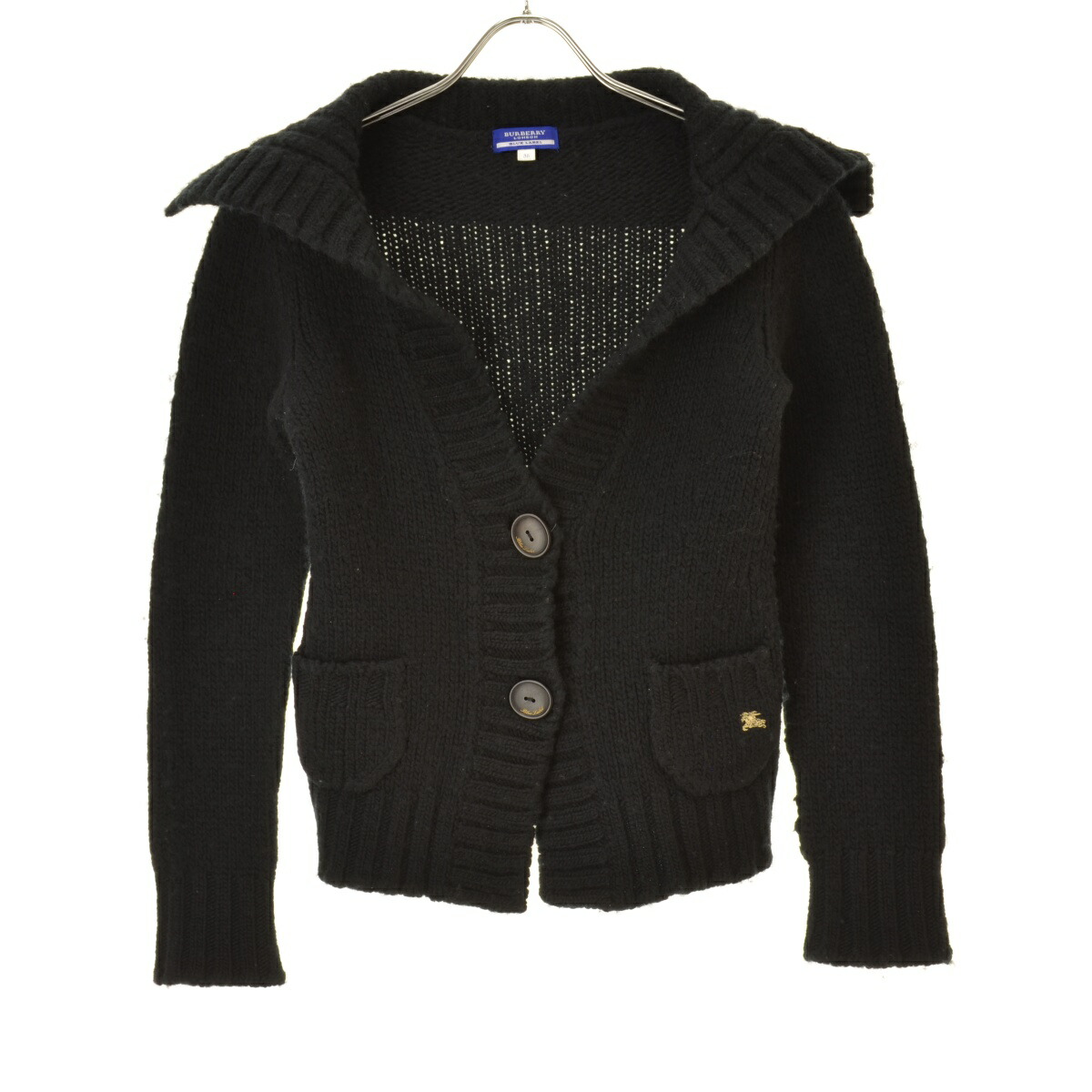 BURBERRY LONDON｜00's ウールカーディガン（Black・L） BURBERRY