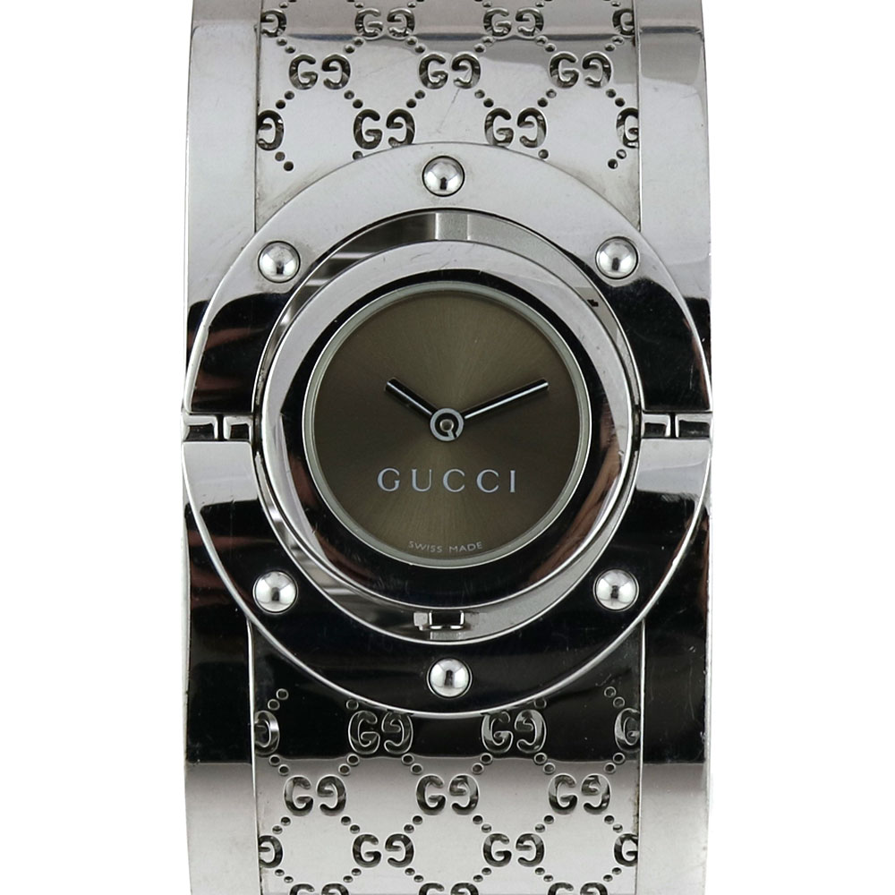 楽天市場】GUCCI【グッチ】 112 トワール クォーツ バングル 腕時計 SS