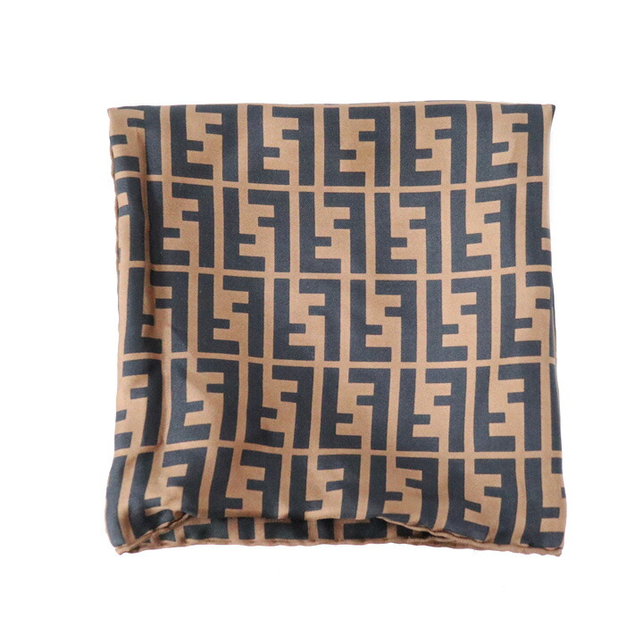 楽天市場】FENDI【フェンディ】スカーフ ズッカ柄 FFパターン 総柄