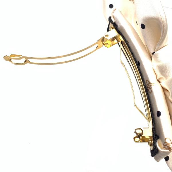 楽天市場】FENDI フェンディ バレッタ リボン シルク素材 ホワイト 白