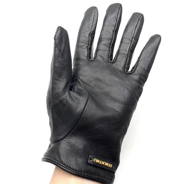 楽天市場】miu miu ミュウミュウ 5GG204 レザー 羊革 サイズ 7 1/2