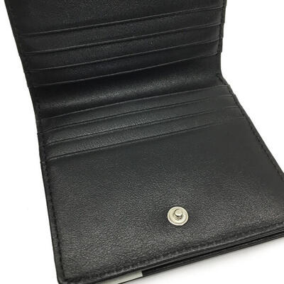 楽天市場】LACOSTE【ラコステ】二つ折り財布 レザー ブラック メンズ