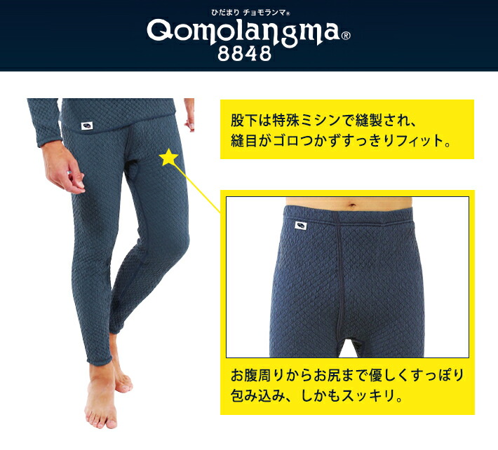 楽天市場】チョモランマ ひだまり 紳士 ズボン下 防寒インナー 防寒