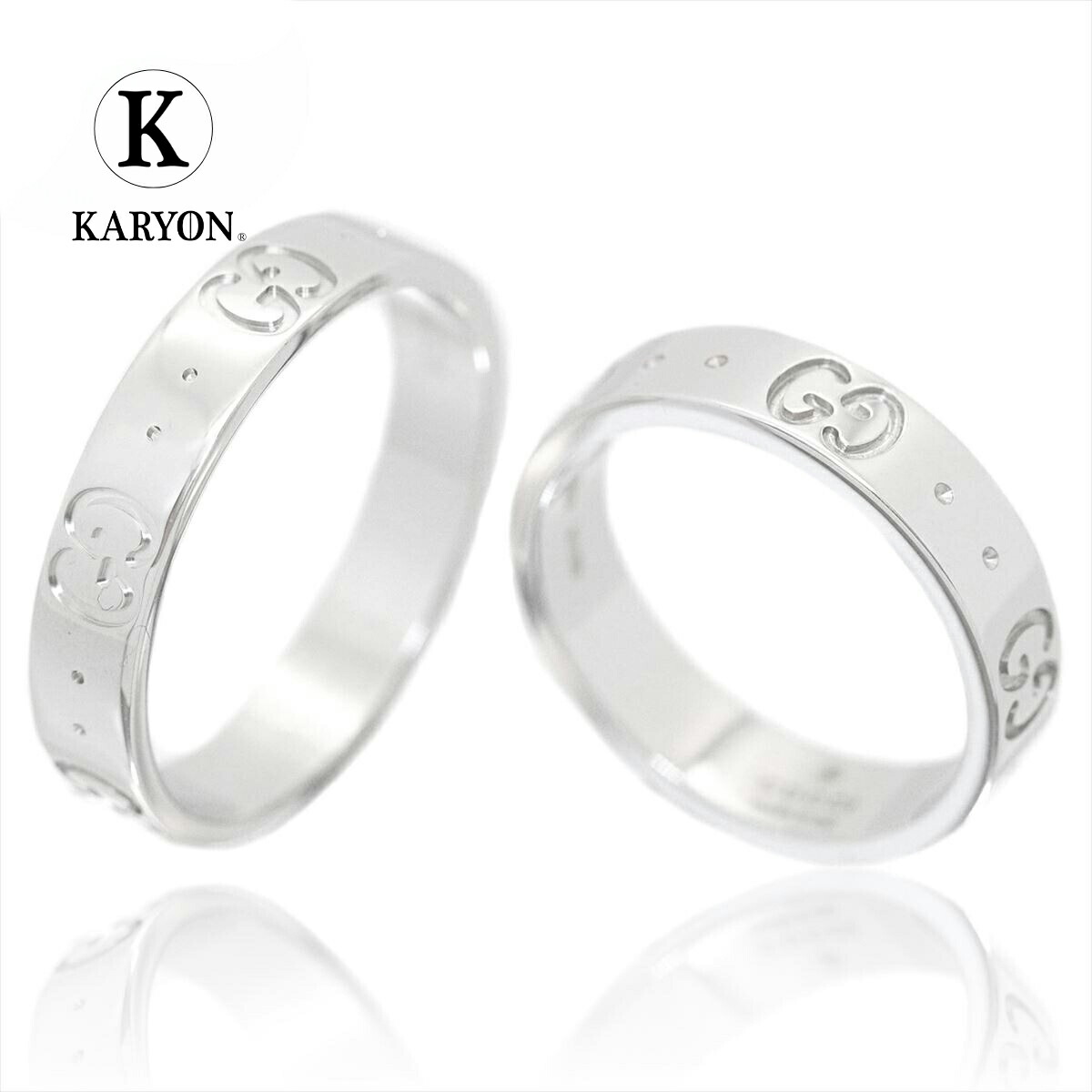 楽天市場】【動画/ギフト品質/6号-27号】グッチ GUCCI ペアリング 指輪