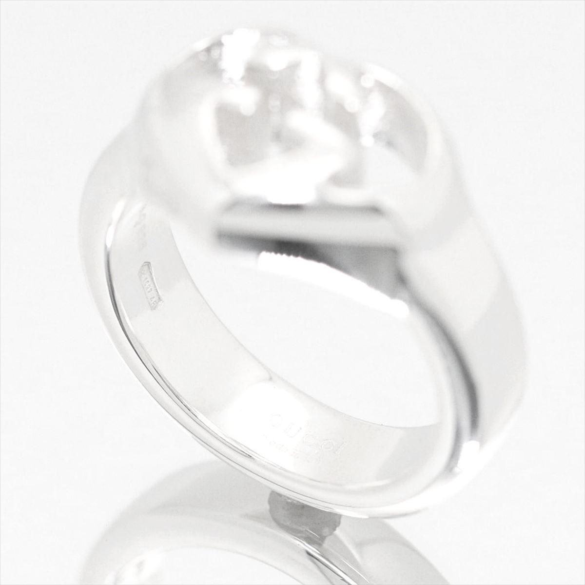 グッチ インターロッキングG ハートブリット リング 指輪 Sv925