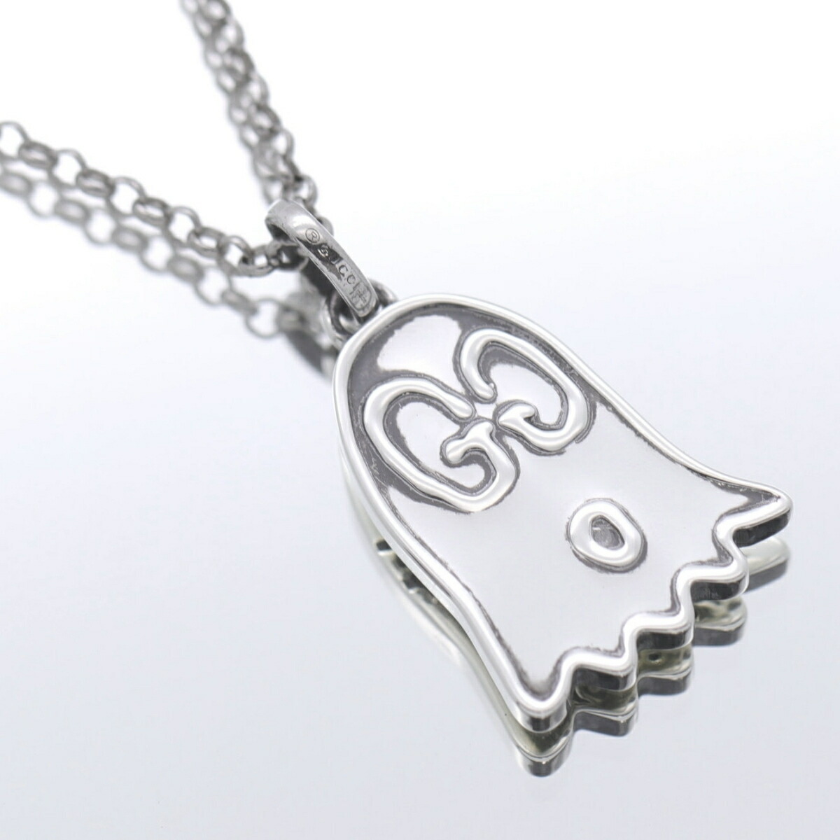 楽天市場】【ギフト品質】グッチ GUCCI ネックレス ゴースト シルバー