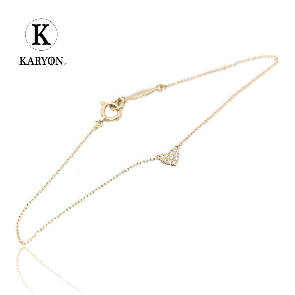 楽天市場】【ギフト品質】アーカー AHKAH ブレスレット ハート パヴェ