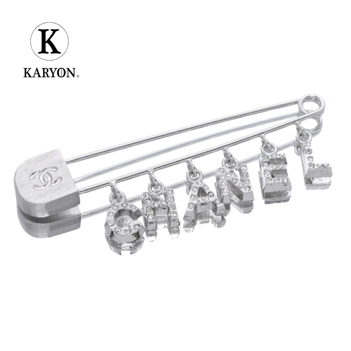 楽天市場】【ギフト品質】シャネル CHANEL ロゴ 安全ピン ブローチ