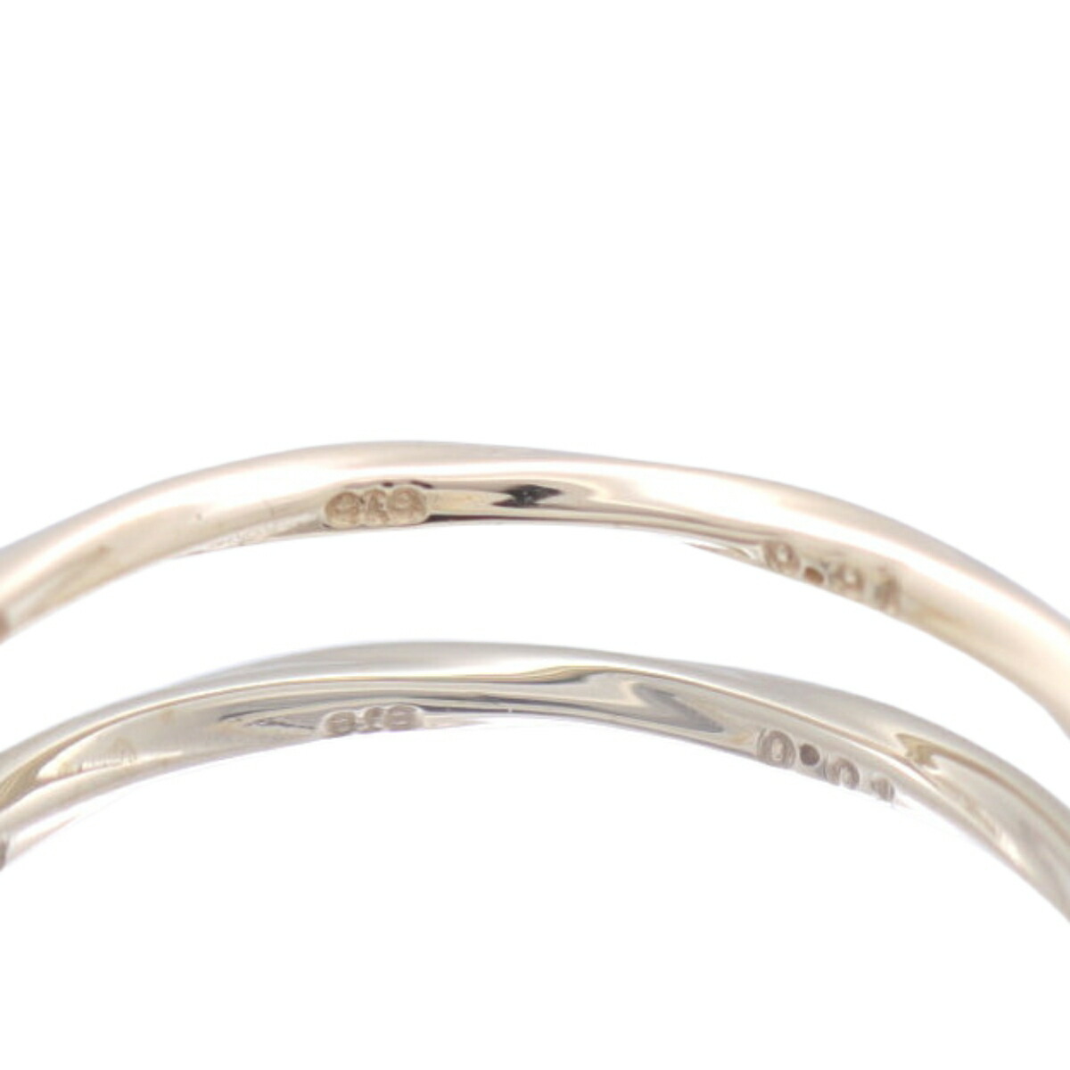 楽天市場】【ギフト品質】エテ ete リング 指輪 9号 レイヤード K10YG