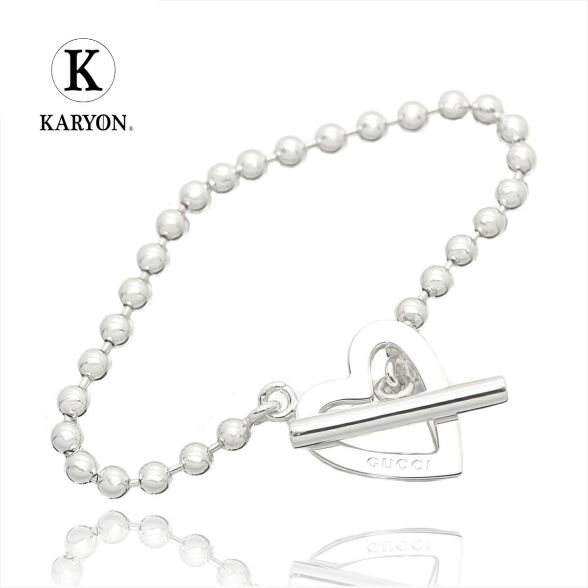 楽天市場】【ギフト品質】グッチ GUCCI ブレスレット ハート ボール