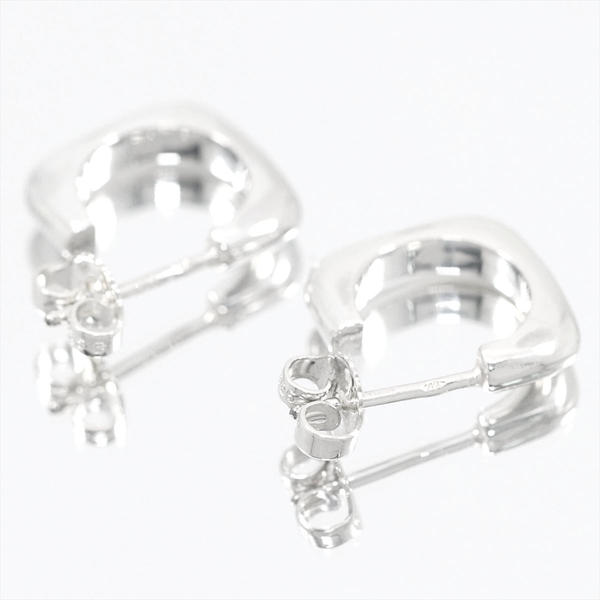 楽天市場】【ギフト品質】シャネル CHANEL フープ ピアス シルバー