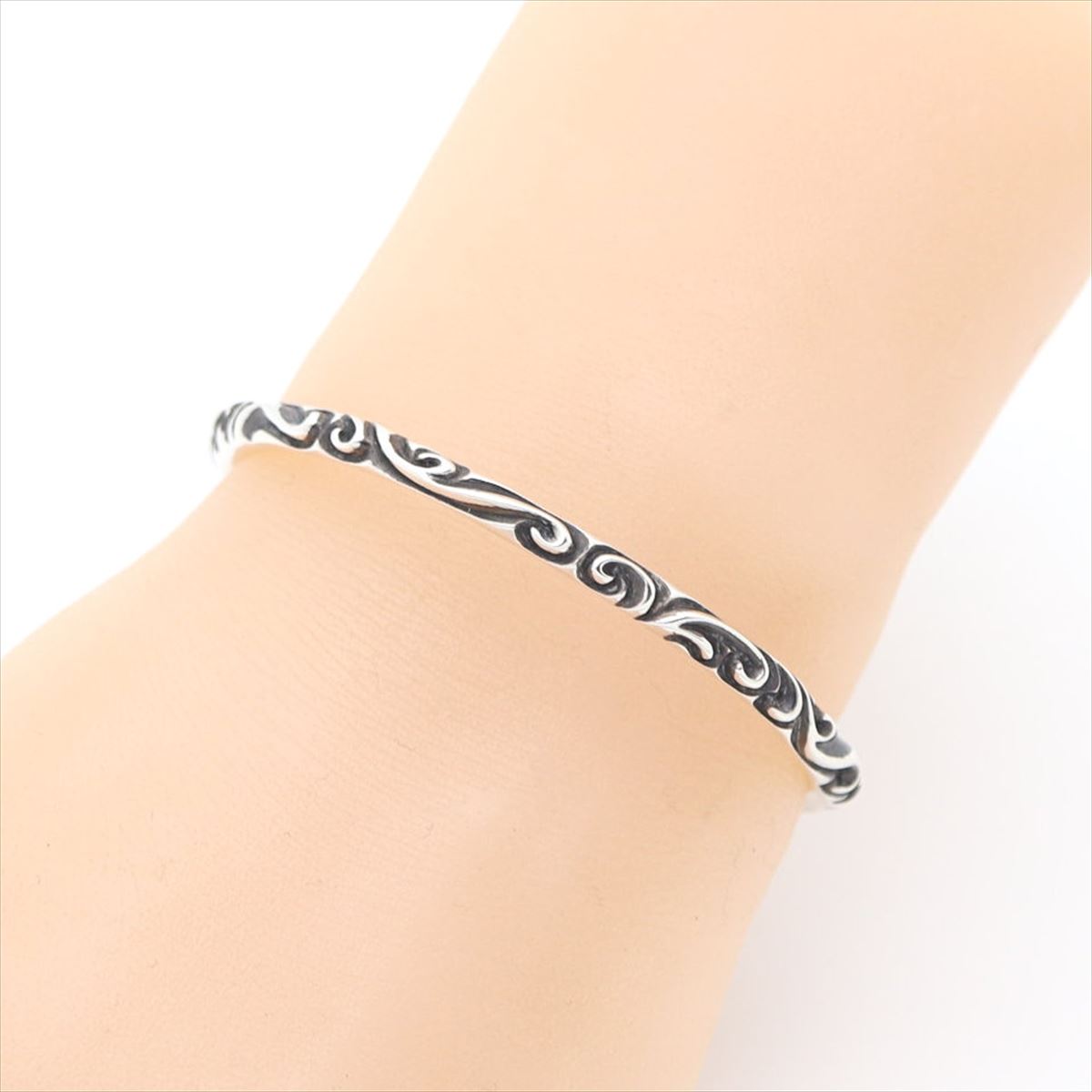 楽天市場】【ギフト品質】クロムハーツ バングル カフ スクロール