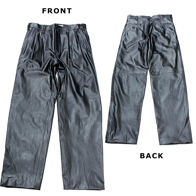 楽天市場】大きいサイズ レザーパンツ 120〜125cm 牛革 カウ素材 2