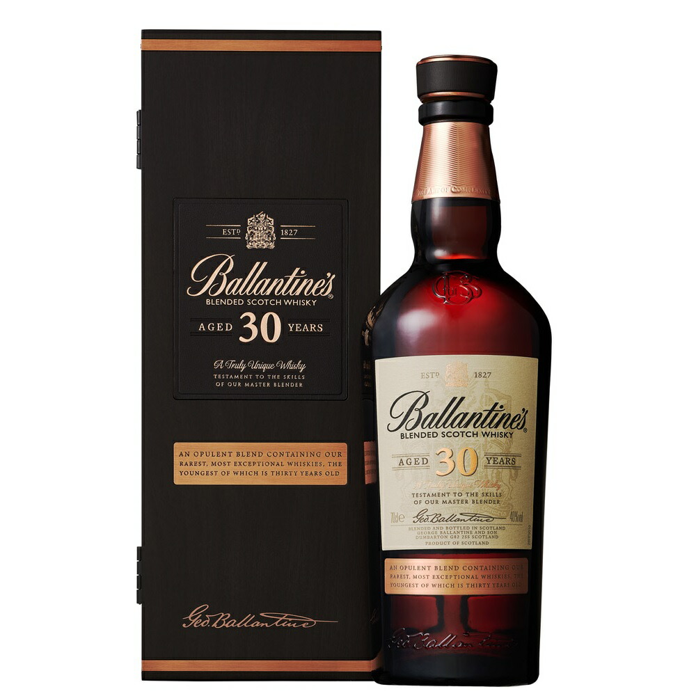 楽天市場】バランタイン 30年 700ml 40度 現行品 木箱付 Ballantine`s