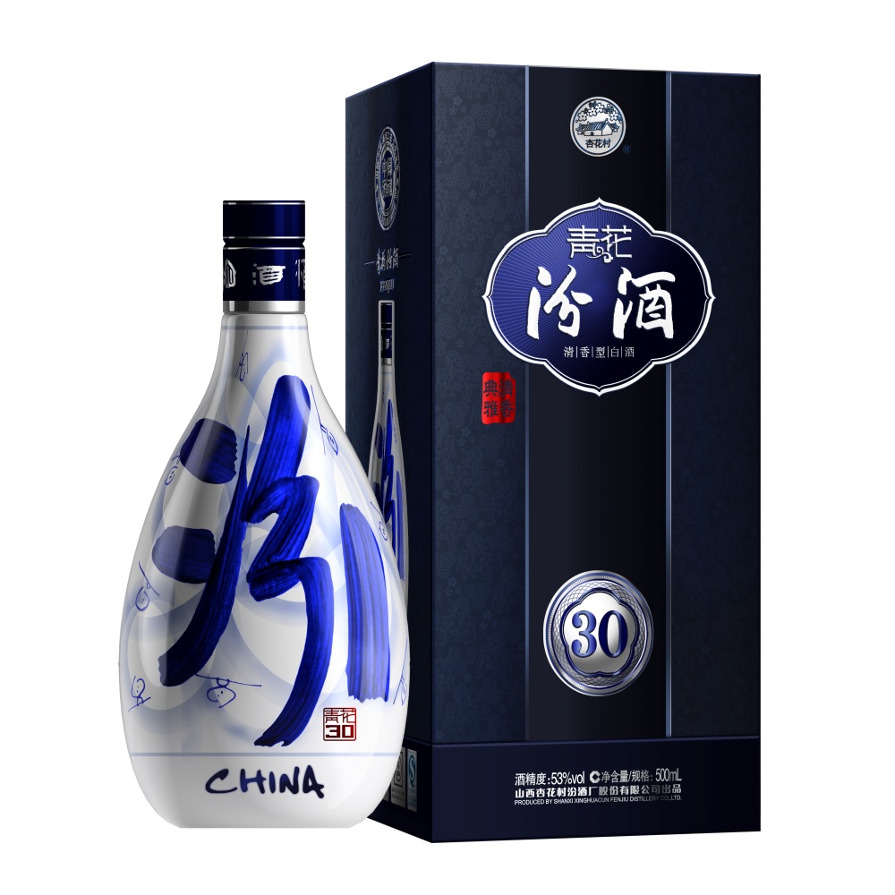楽天市場】汾酒 30年 陳醸 汾酒 500ml 53度 陶器瓶 正規品 箱付 Fen