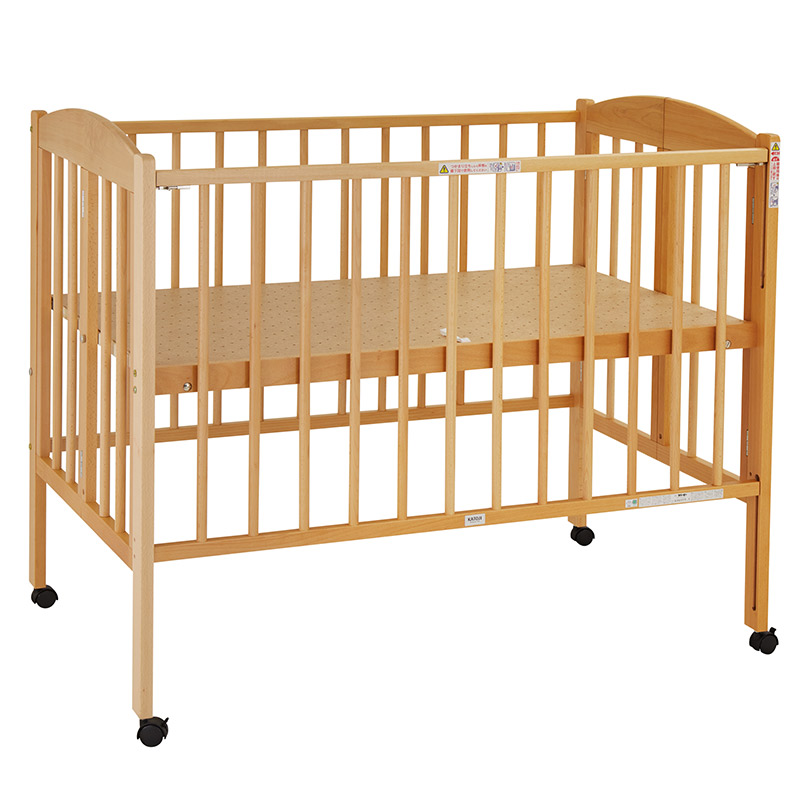 楽天市場】【レビュー特典付き】ベビーベッド 日本製 折りたたみ ハイ