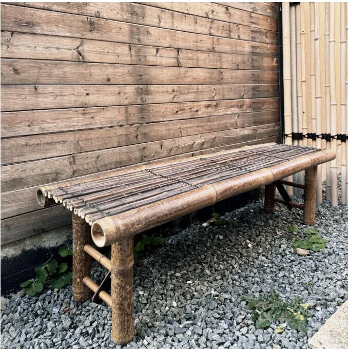 楽天市場】虎竹縁台 黒竹縁台 折り畳み式 幅100 120 150cm 2～3人掛け