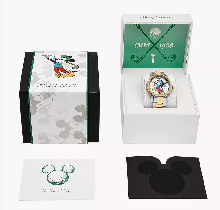 楽天市場】MICKEY MOUSE ミッキーマウス × FOSSIL フォッシル ゴルフ